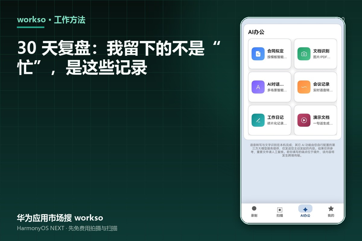 天复盘：我留下的不是“忙”，是这些记录